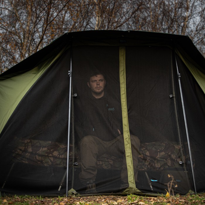 Aqua Pioneer 150 Bivvy Insect Panel In Use
