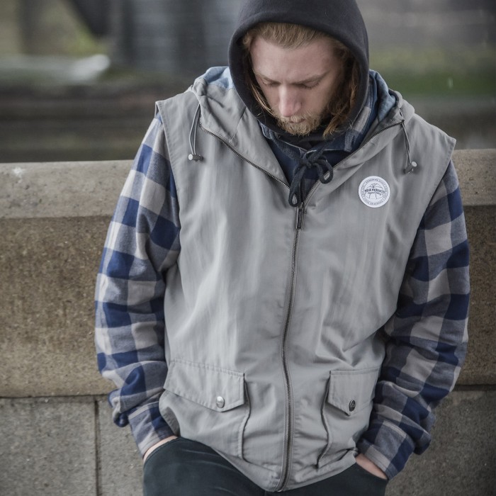 Aqua Products High Neck Hooded Gilet In Use 1