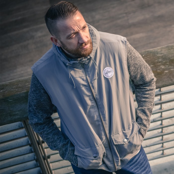 Aqua Products High Neck Hooded Gilet In Use 3