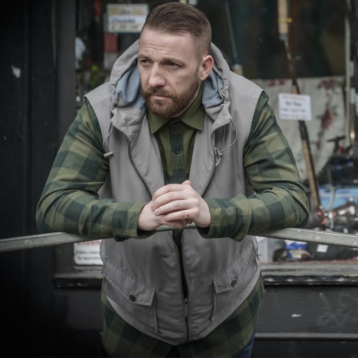 Aqua Products High Neck Hooded Gilet In Use 4