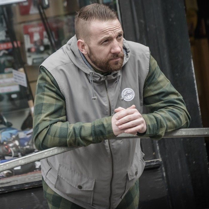 Aqua Products High Neck Hooded Gilet In Use 5