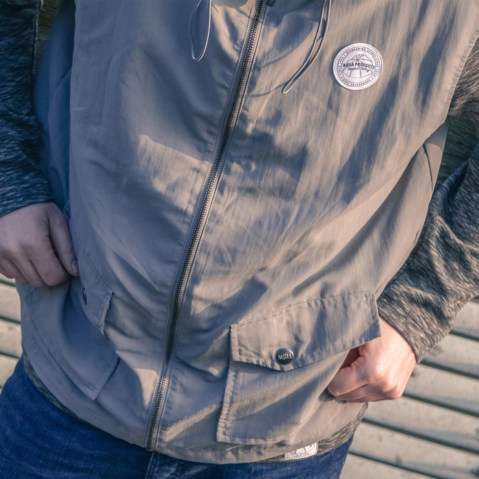 Aqua Products High Neck Hooded Gilet In Use 7