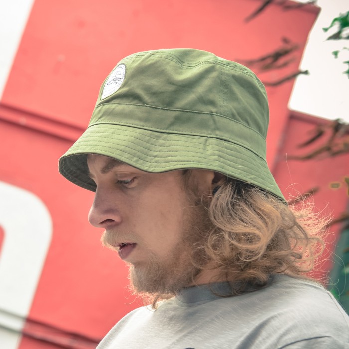 Aqua Products Khaki Bucket Hat In Use 1