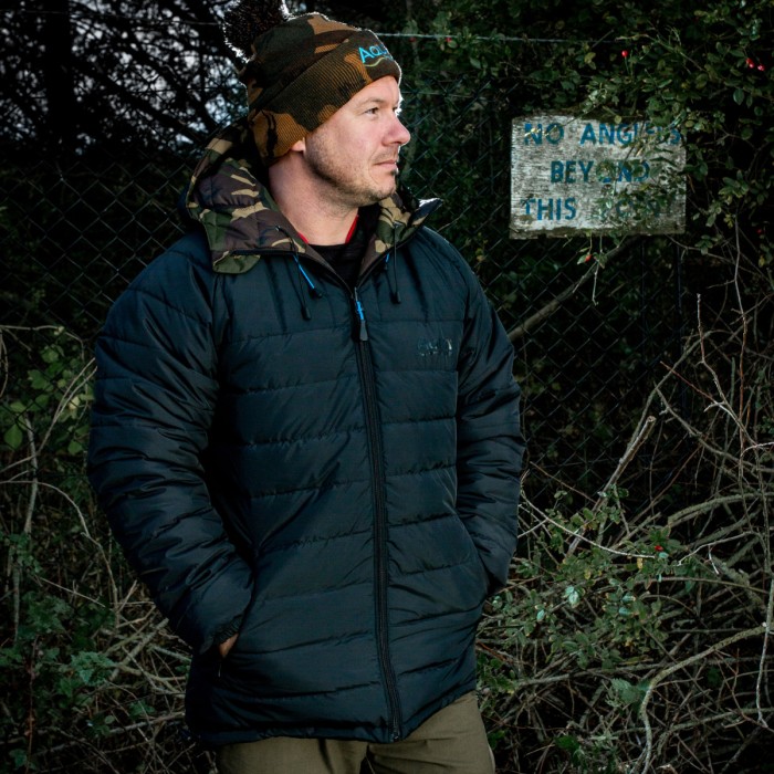 Aqua Reversible DPM Fishing Jacket In Use 2