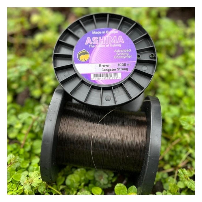 Ashima Gangster Strong Sinking Copolymer Line 1000m - Brown
