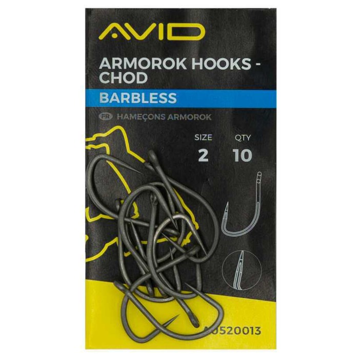 Avid Carp Armorok Chod Hooks - Barbless 1