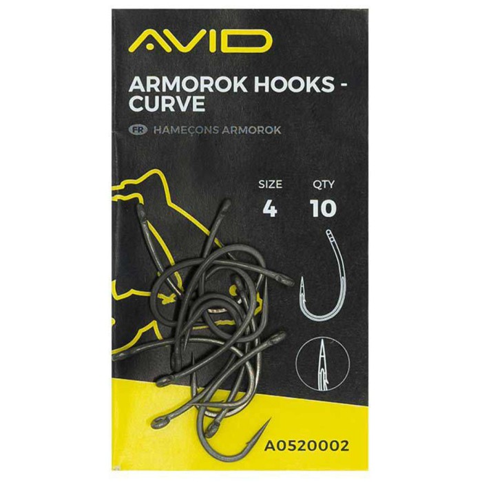 Avid Carp Armorok Curve Hooks - Barbed 2