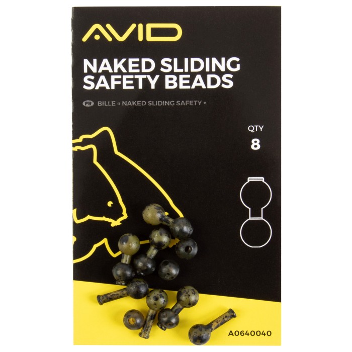 Avid Carp Naked Sliding Safety Beads