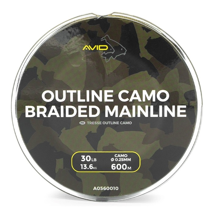 Avid Carp Outline Camo Braided Mainline 300m