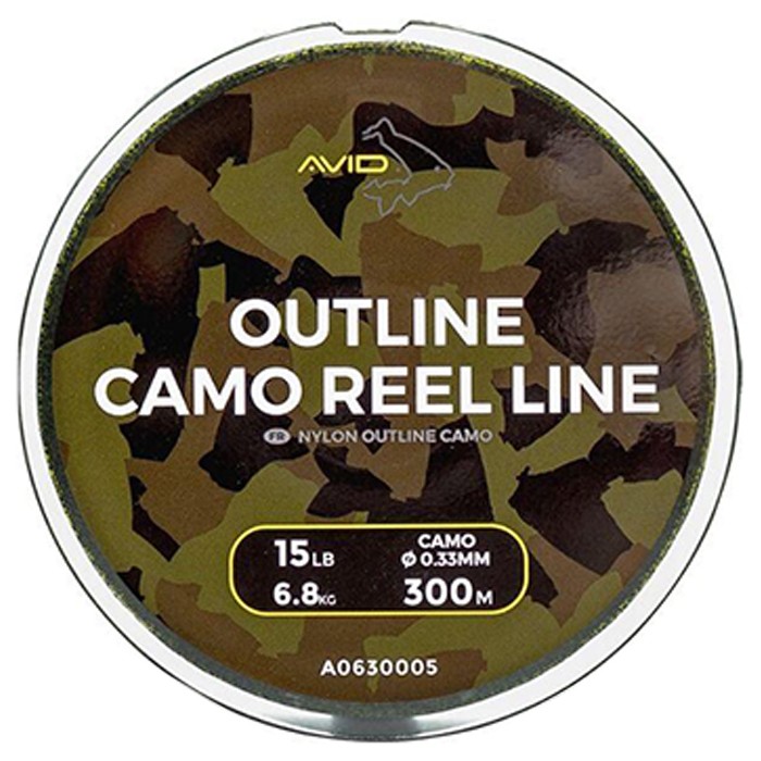 Avid Carp Outline Camo Reel Line 300m