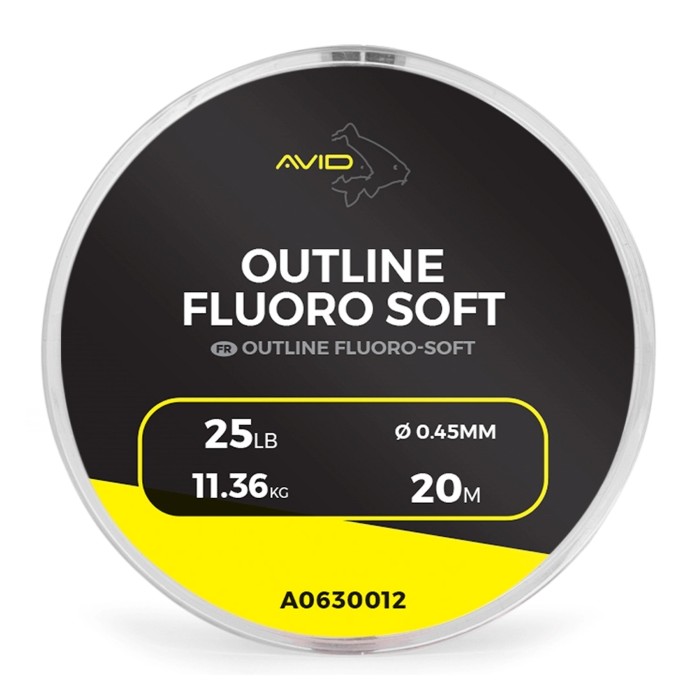 Avid Carp Outline Fluoro-Soft Hooklink 20m