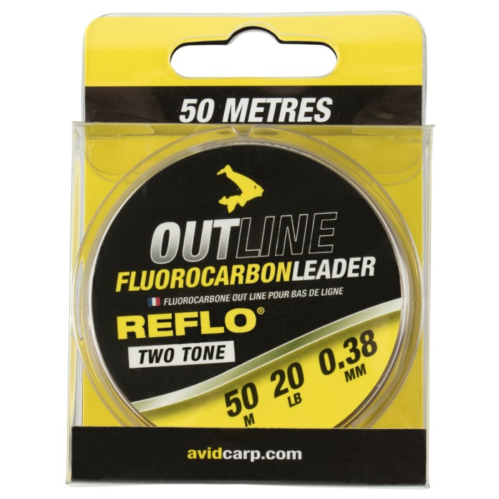 Avid Carp Outline Fluorocarbon Leader Packaging