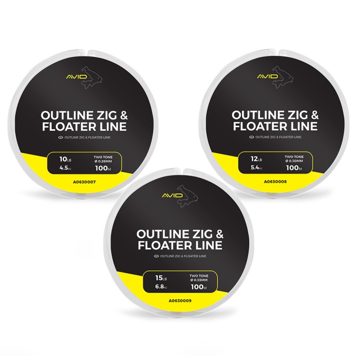 Avid Carp Outline Zig & Floater Line 100m 2