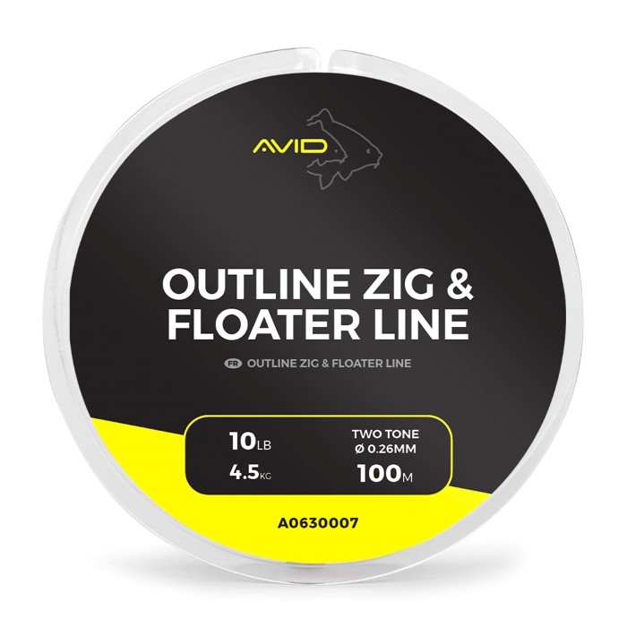 Avid Carp Outline Zig & Floater Line 100m