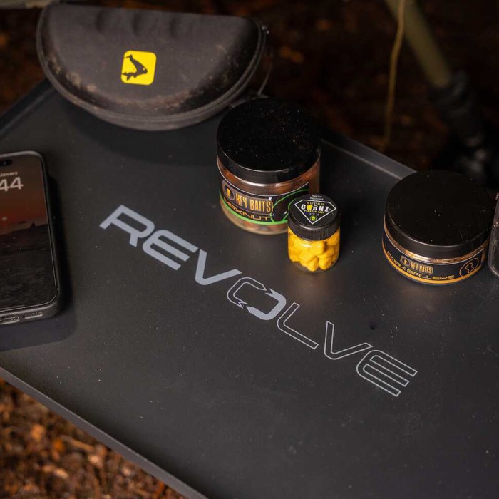 Avid Carp Revolve Bivvy Table In Use 1