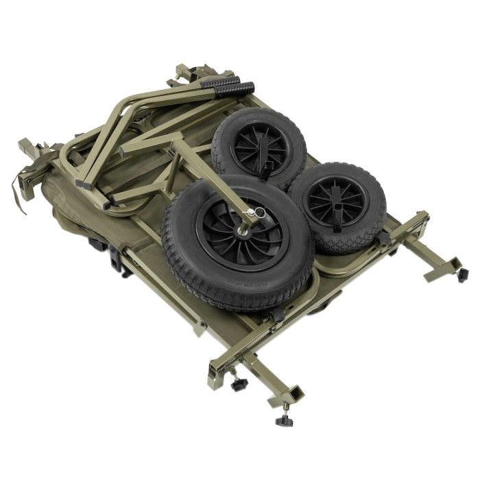 Avid Carp Transit Extreme 3 Wheel Fishing Barrow Close Up 11