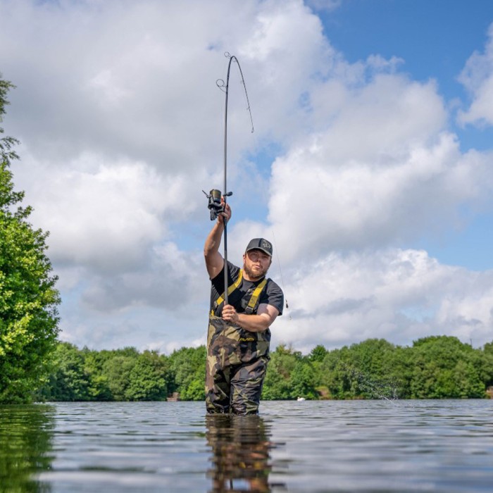 Avid Carp Elevate Rod In Use
