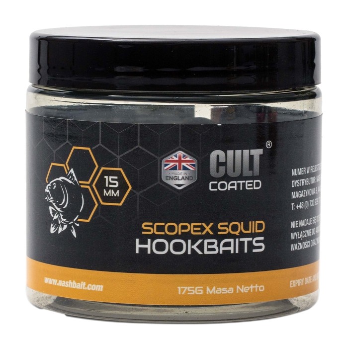 Nash Scopex Squid Cult Coated Hookbaits