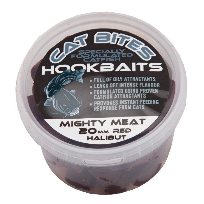 Bait-Tech Cat Bites 20mm Pre Drilled Fishing Hookbaits 350g 7