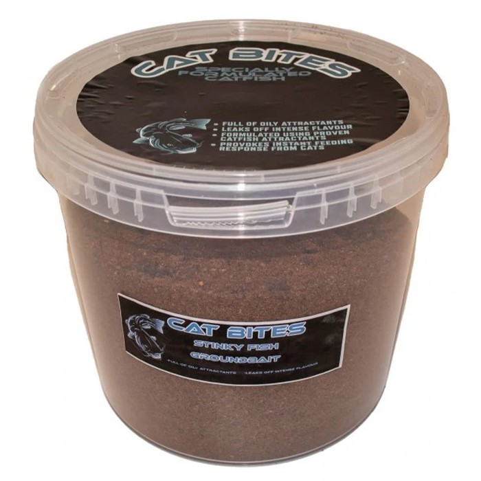 Bait-Tech Cat Bites Stinkyfish Fishing Groundbait 2.4kg