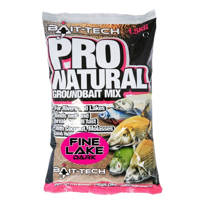 Bait-Tech Pro Natural Fine Lake Dark 1.5kg