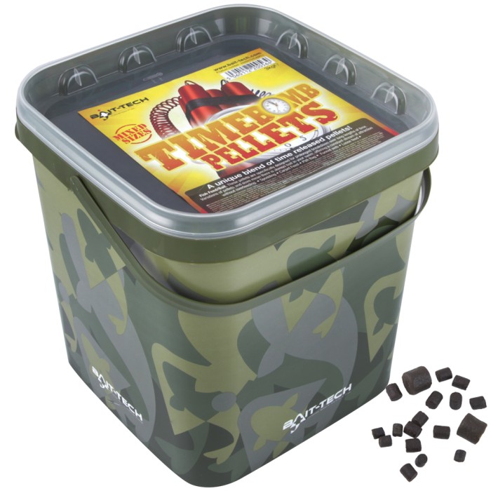 Bait-Tech Camo Buckets Time Bomb Pellets