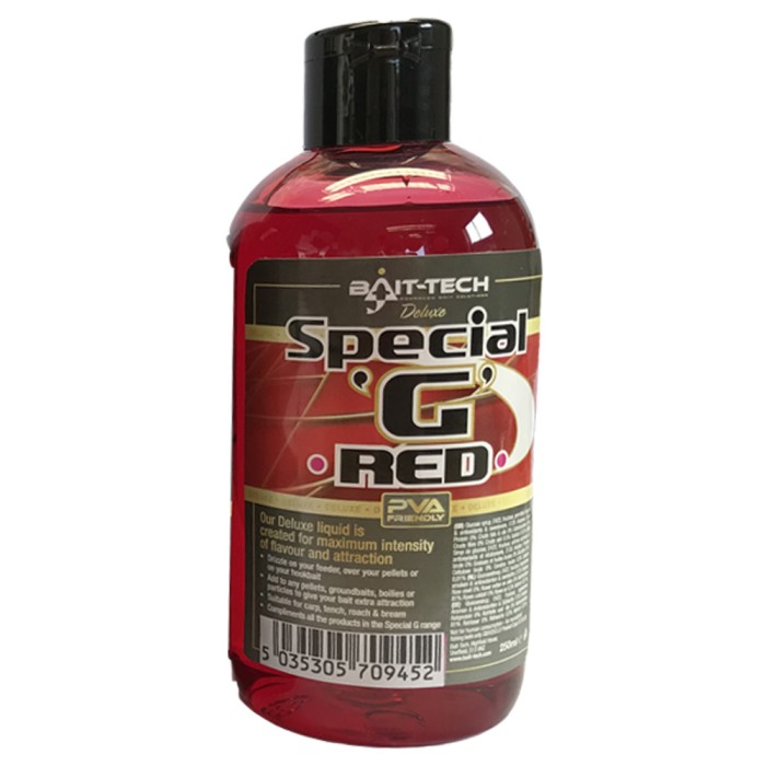 Bait-Tech Deluxe Special G Fishing Liquid Red