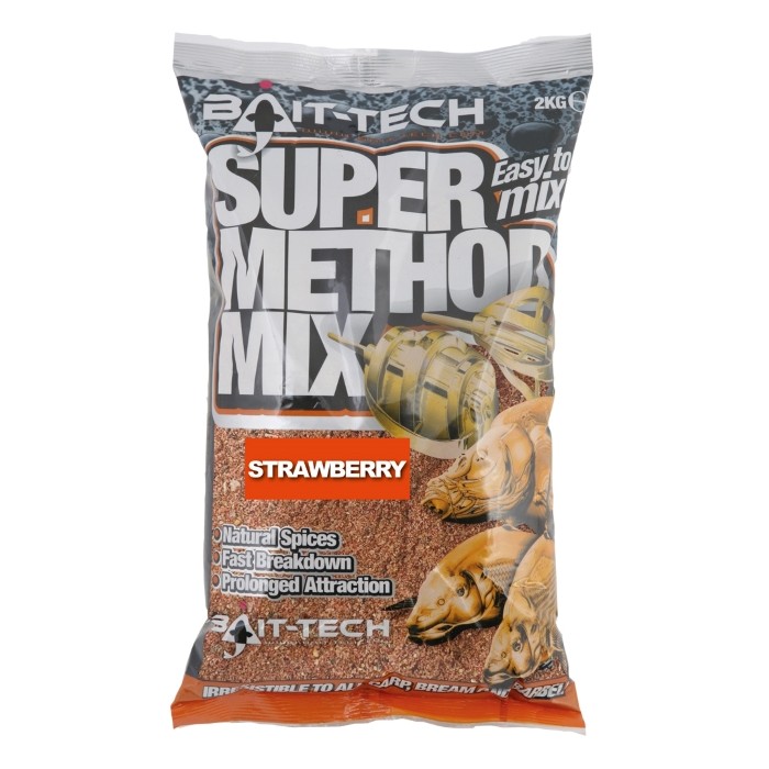 Bait-Tech Super Method Mix Strawberry 2kg