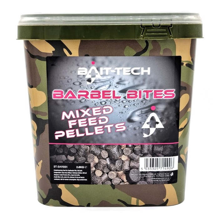 Bait-Tech Barbel Bites Pellet Mix Bucket 2.8kg