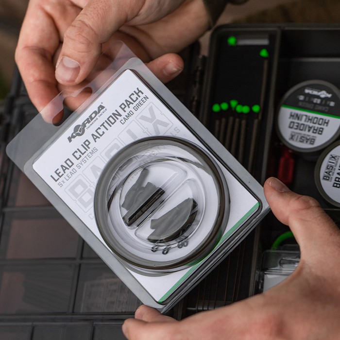 Korda Basix Lead Clip Action Pack Packaging