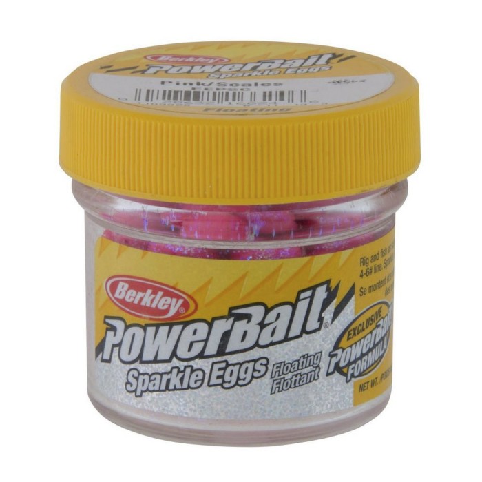 Berkley Powerbait Sparkle Fishing Eggs Floating Magnum Pink 1