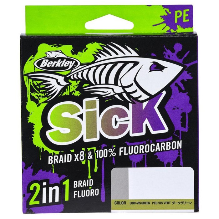 Berkley Sick 2 In 1 Braid 150m Fluoro 40m 2