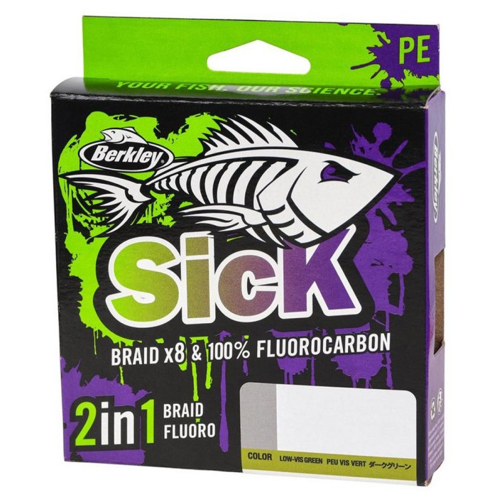 Berkley Sick 2 In 1 Braid 150m Fluoro 50m 4