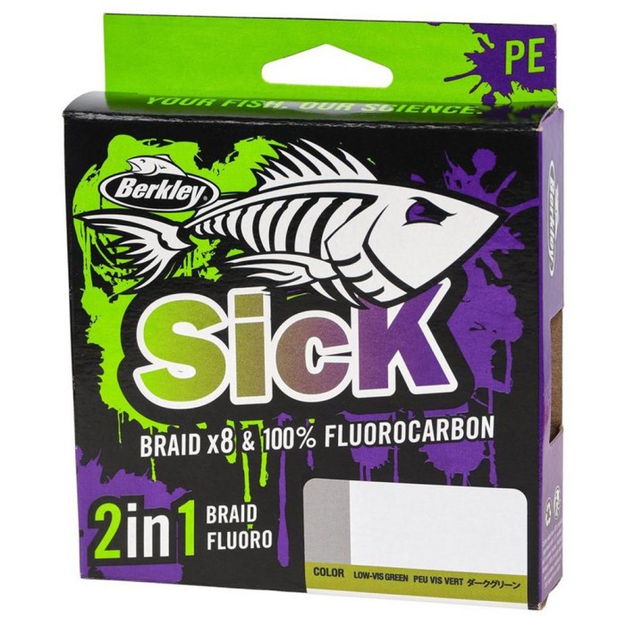 Berkley Sick 2 In 1 Braid 150m Fluoro 40m 4