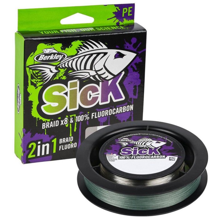 Berkley Sick 2 In 1 Braid 150m Fluoro 50m