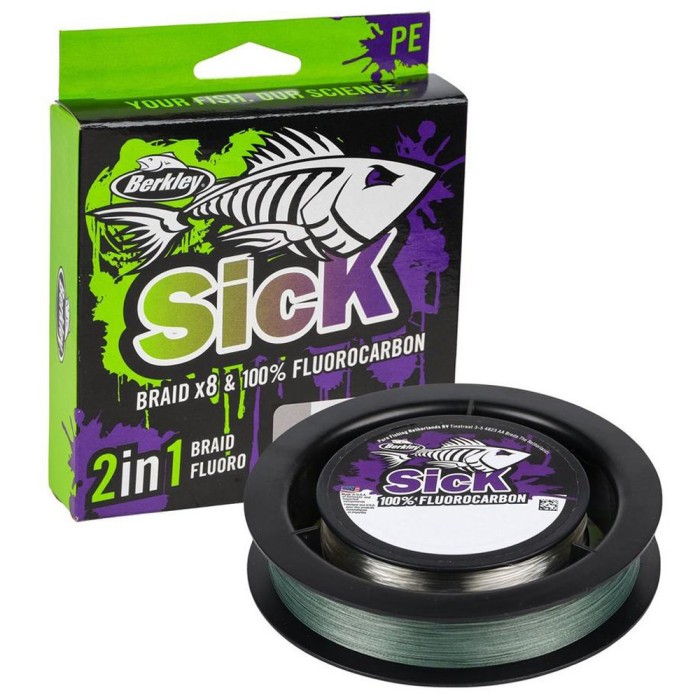 Berkley Sick 2 In 1 Braid 150m Fluoro 40m