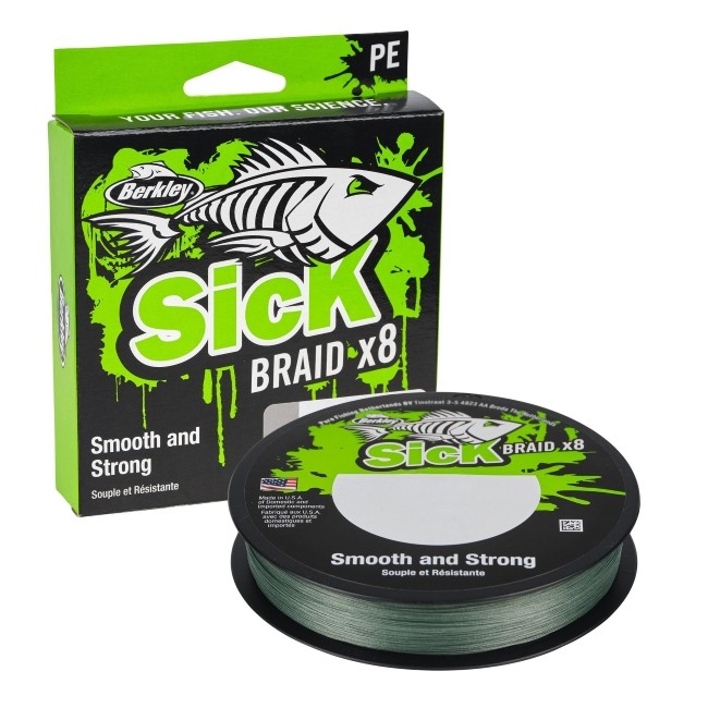 Berkley Sick Braid X8 150m - Moss Green