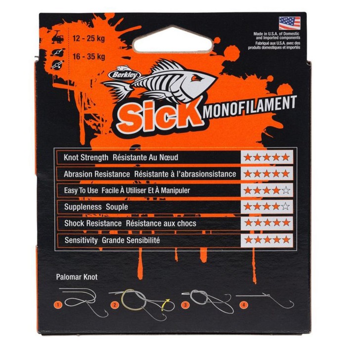 Berkley Sick Clear Monofilament 300m 3