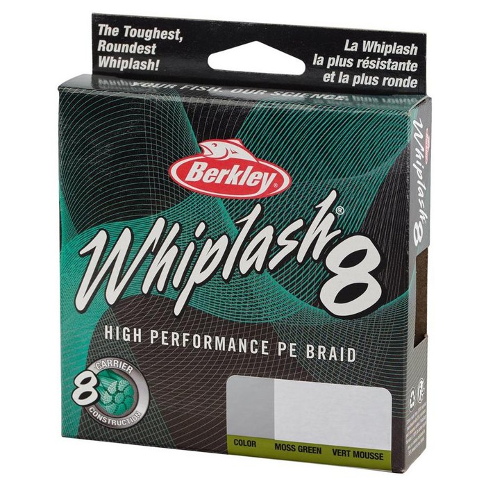 Berkley Whiplash 8 Green Fishing Braid 300m 2