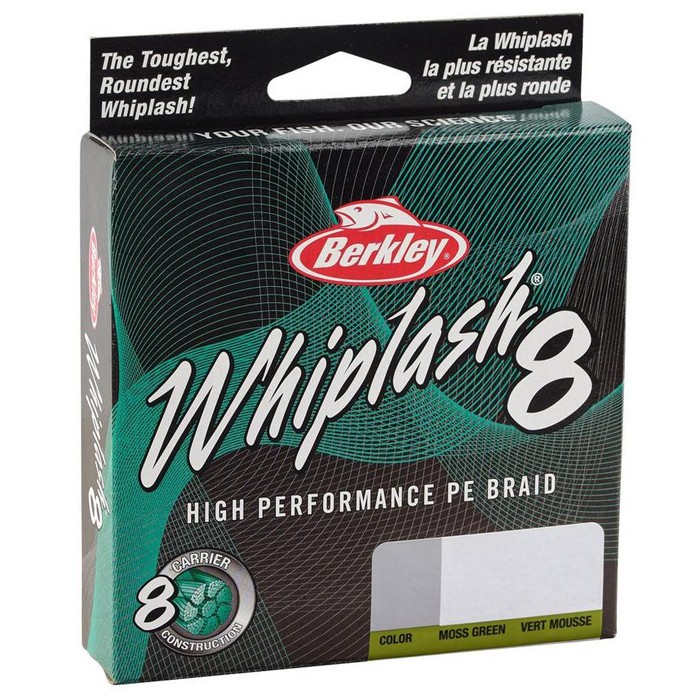 Berkley Whiplash 8 Green Fishing Braid 300m 3
