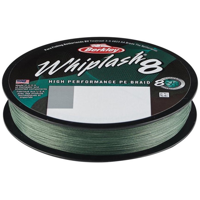 Berkley Whiplash 8 Green Fishing Braid 300m