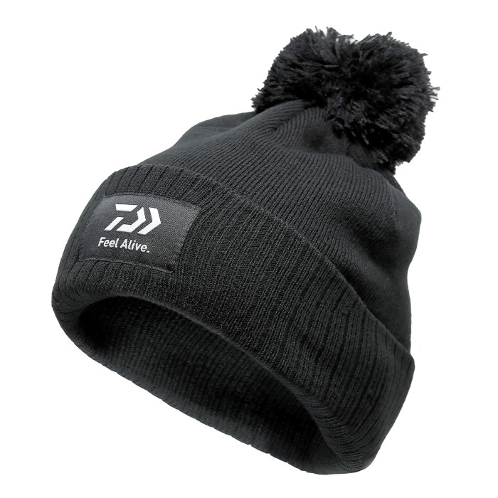 Daiwa Feel Alive Bobble Hat - Black