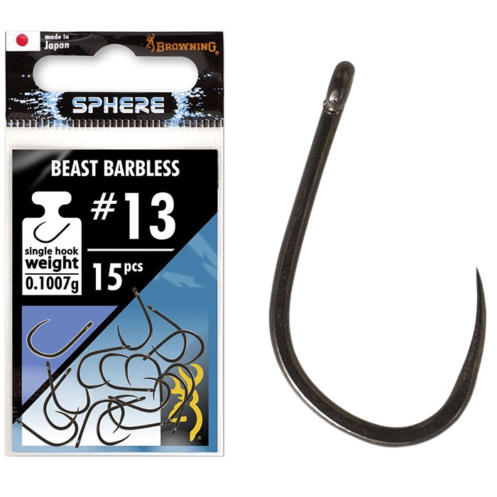 Browning Sphere Beast Barbless Hook with Eye