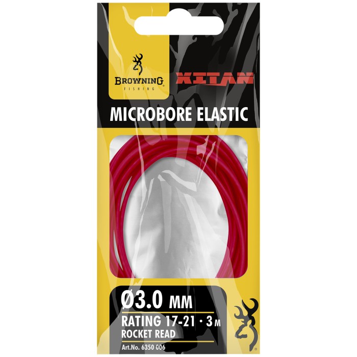 Browning Xitan Microbore Pole Elastic 3m Rocket Red