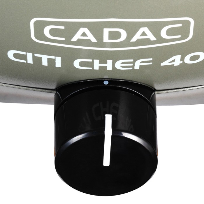 Cadac Citi Chef 40 Olive Green BBQ Close Up 1