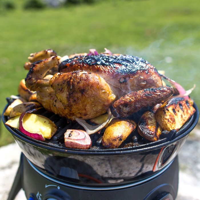 Cadac Safari Chef 30 LP BBQ In Use 5