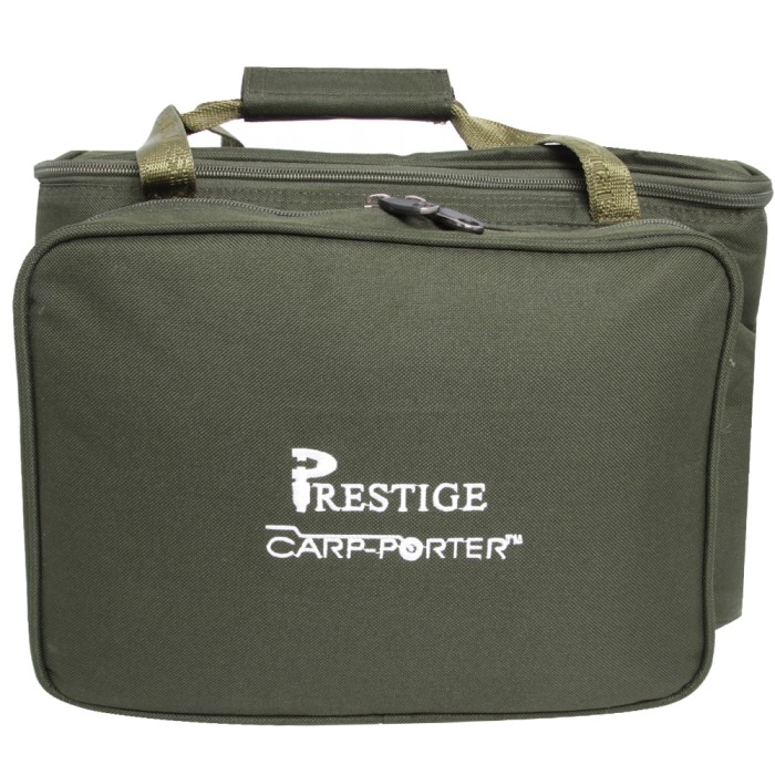 Carp Porter Green Modular Compact Fishing Food Bag Front