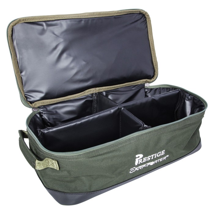 Carp Porter Green Modular Tackle Fishing Bag Open