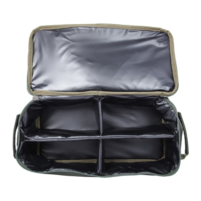 Carp Porter Green Modular Tackle Fishing Bag Open 1
