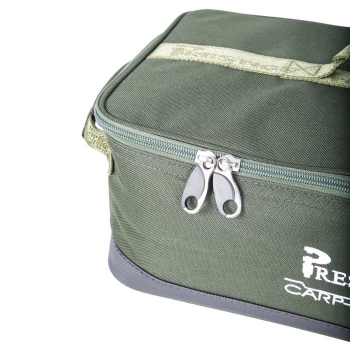 Carp Porter Green Modular Tackle Fishing Bag Zips